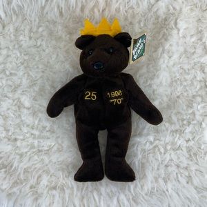 Salvinos Bammers MLB Mark McGuire # 25 Home-run King Teddy Bear Plush 8”